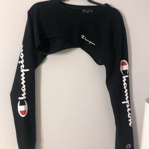 Cropped Champion Long Sleeve
